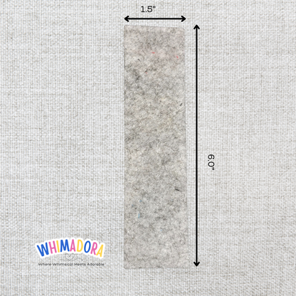 Stacked Rainbow Hearts Felt Bookmark – Handmade & Colorful