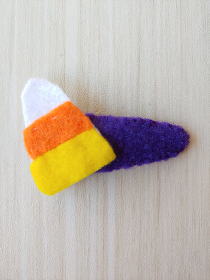 Candy Corn Hair Clip